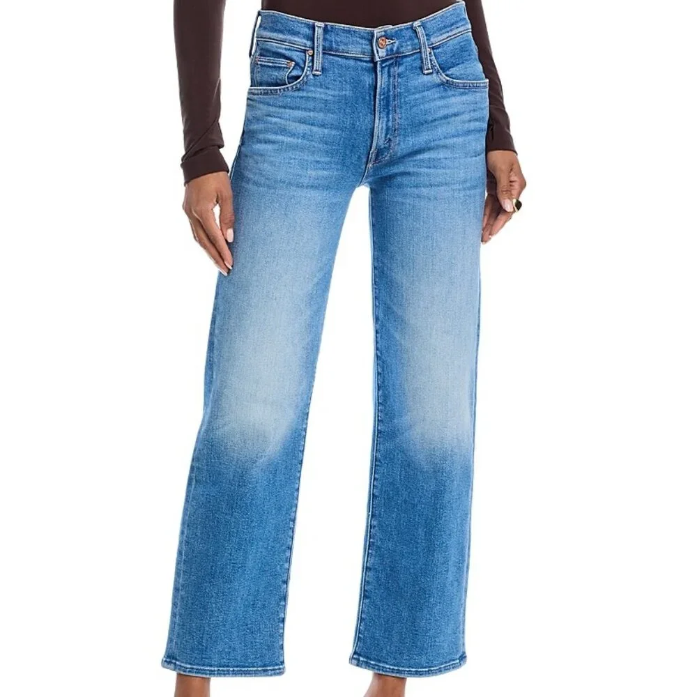 MOTHER Jeans Mid Rise Rambler Out Of the Blue. - Picture 6 of 6